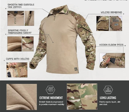 Multi Cam Long Sleeve Shirt