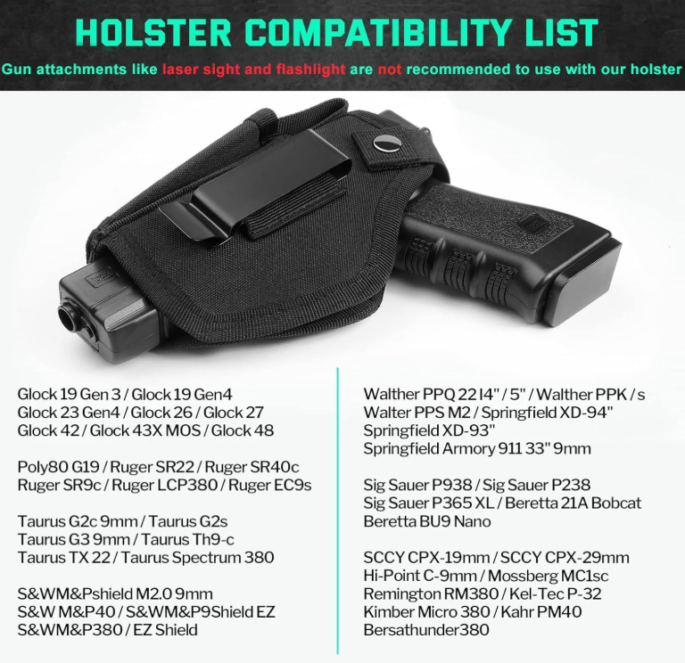 Concealed Carry Pistol Holster